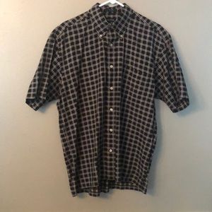 Nautical Men’s S/S Plaid Dress Shirt